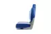 Кресло складное алюминиевое с мягкими накладками, синий/серый/белый