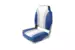 Кресло складное алюминиевое с мягкими накладками, синий/серый/белый