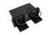 Ящик для мелочей врезной, с замком и складным подстаканником, черный C12201