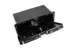 Ящик для мелочей врезной, с замком и складным подстаканником, черный C12201