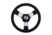 Рулевое колесо Volanti Luisi ELBA обод черный, спицы серебрянные д.300 мм VN10311-01