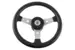 Рулевое колесо Volanti Luisi DELFINO обод черный, спицы серебряные д. 340 мм VN70401-01