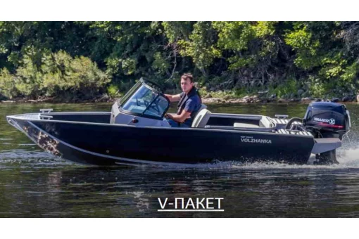 VOLZHANKA 44 Fish с мотором YAMER 40 FES-T